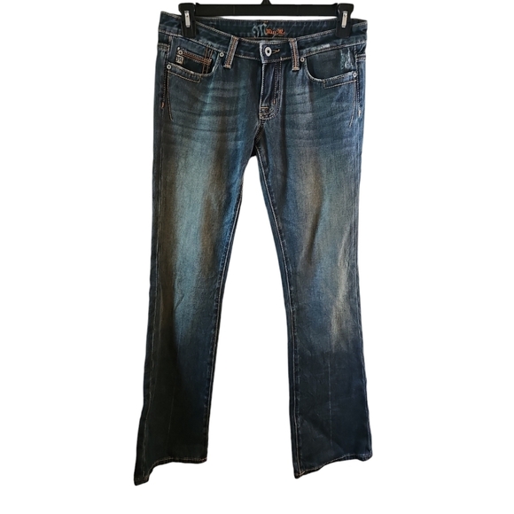 Miss Me boot cut jeans sz 29 long inseam WJ66 - Picture 1 of 7